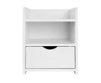 Bedside Table Drawer - White