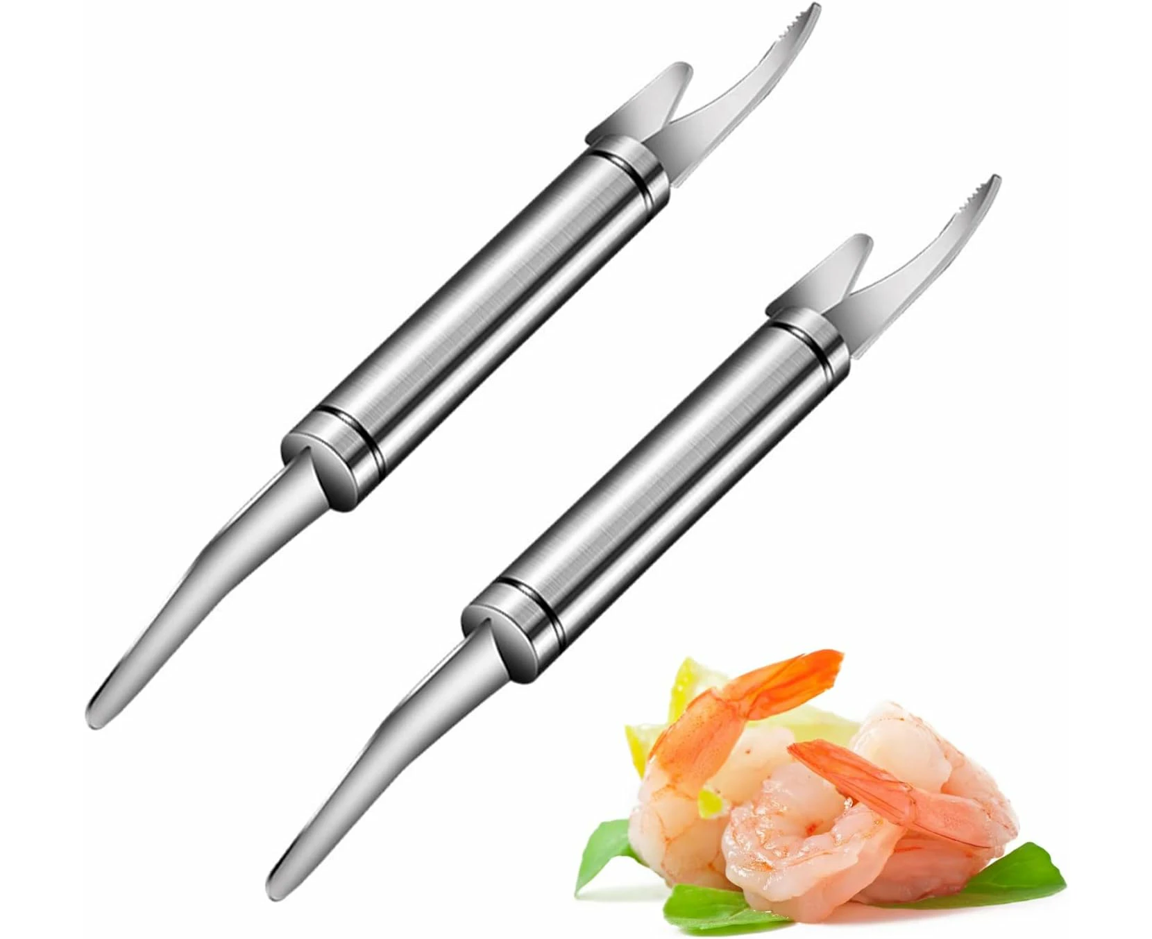 2PCS 5in1 Shrimp Line Fish Maw Prawn Knife Peeler Multifunctional Kitchen Tool