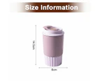 1 Portable Car Thermal Cooling Simple Stainless Steel Mug Portable Car - Purple