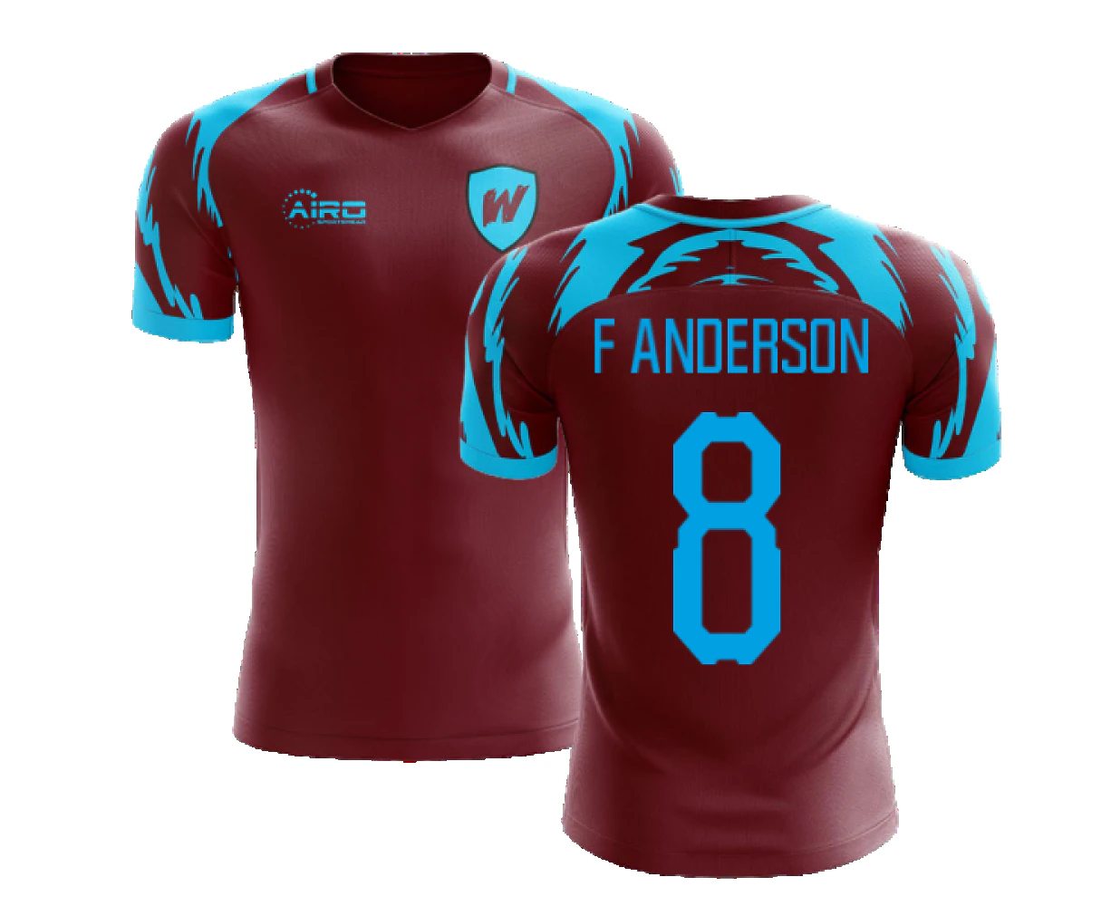 2023-2024 West Ham Home Concept Football Shirt (F ANDERSON 8)