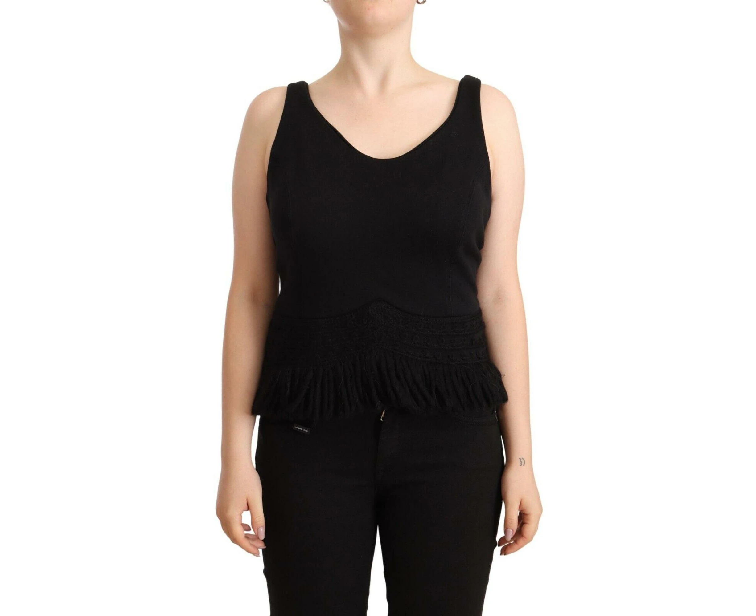 Ermanno Scervino Sleeveless Tank Top - Black