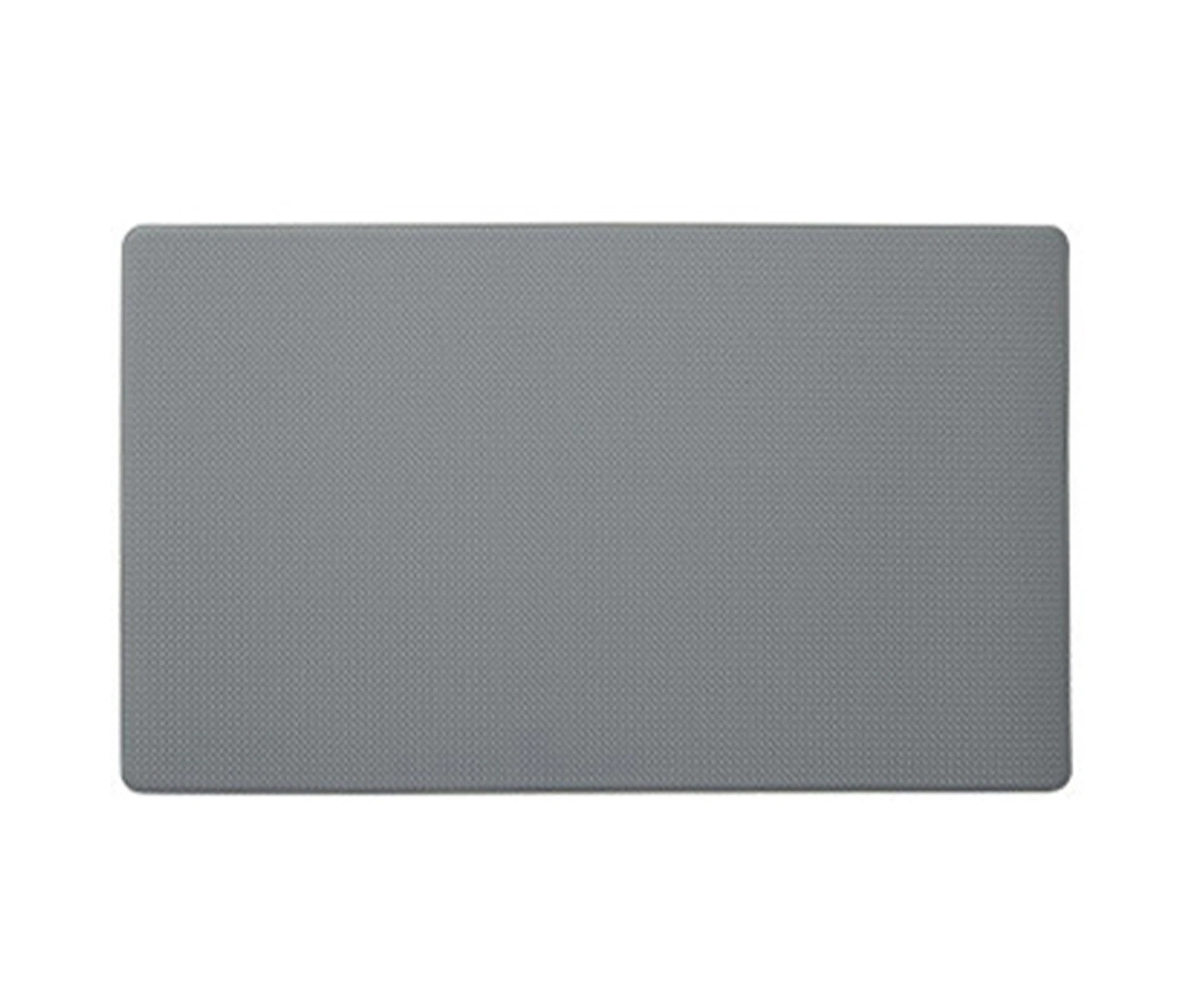 Kitchen Rug Non Slip Anti-oil Faux Leather Skid Resistant Door Mat for Home - Grey