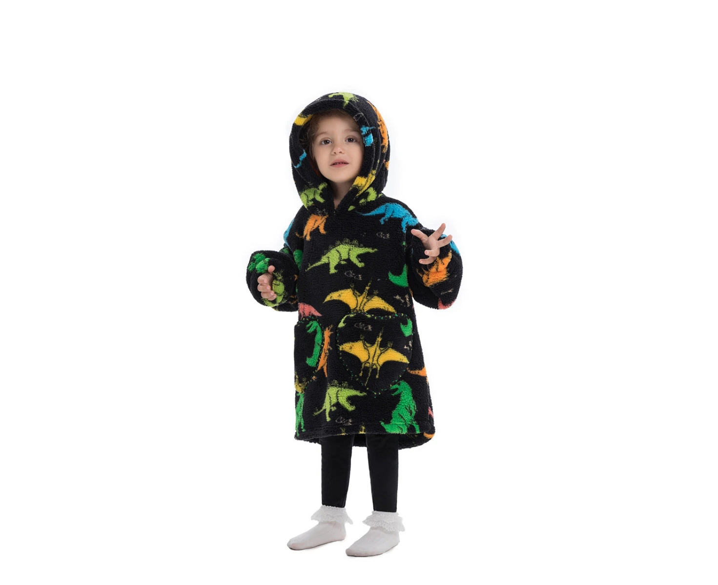 Costume Bay Kids Dinosaur Hoodied Blanket Sweatshirt