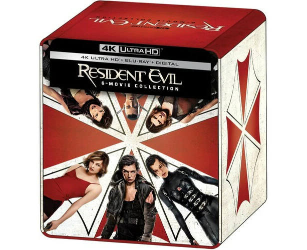 Resident Evil: 6-Movie Collection  [ULTRA HD BLU-RAY REGION: A USA] With Blu-Ray, Steelbook USA import