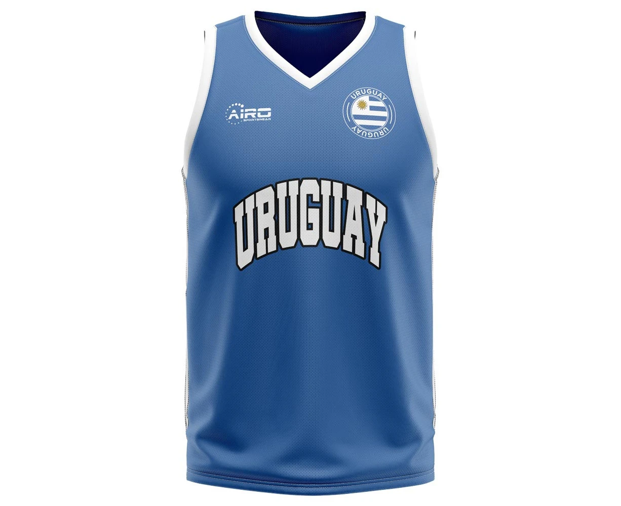 Uruguay Home Concept Basketball Shirt