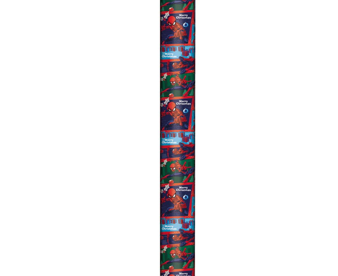 Disney Kids Christmas Gift Wrap Roll 3m x 70cm - Marvel A