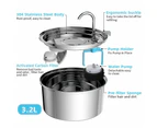 3.2L Stainless Steel Pets Water Dispenser