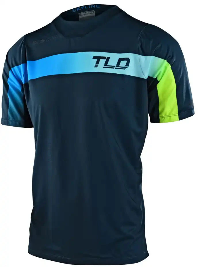 Troy Lee Designs Skyline SS Jersey - Jet Fuel Slate Blue - Slate Blue