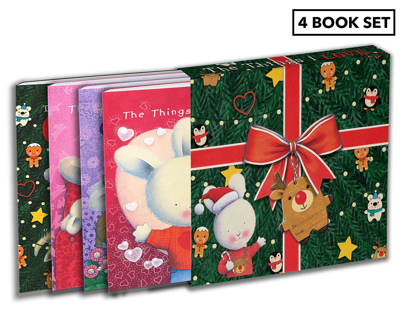 The Things I Love 4-Book Christmas Slipcase Set by Trace Moroney
