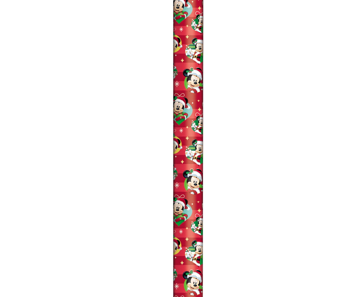 Disney Kids Christmas Gift Wrap Roll 3m x 70cm - Micky B