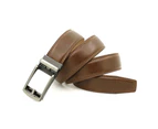 Men's Genuine Leather Ratchet Belt,  for Dress Pant Shirt Casual Golf-coffee 2