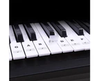 37/49/54/61/88 Key Electronic Piano Music Keyboard Transparent PVC Sticker Decor-Multicolor
