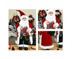 Santa Claus Doll Statue Holiday Themed Party Art Gift Home Office Desktop Decor