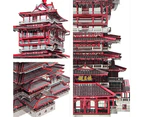 Piececool 3D DIY Metal Model Kits - Yuewang Tower - Ancient Chinese Architecture -Building Metal Puzzle for Teens & Adults, Building Model Kit