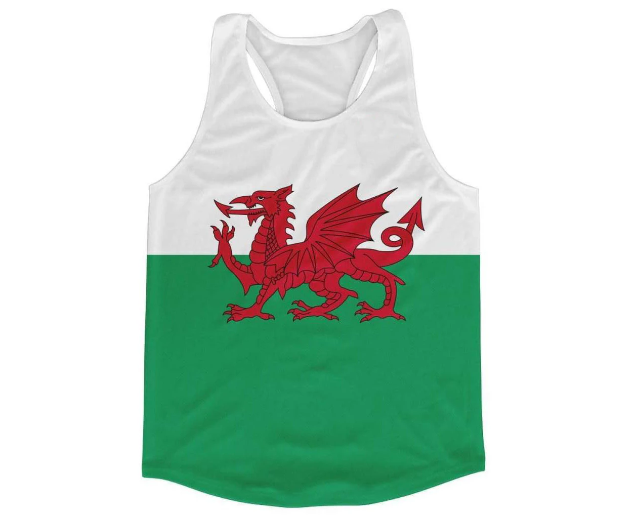 Wales Flag Running Vest