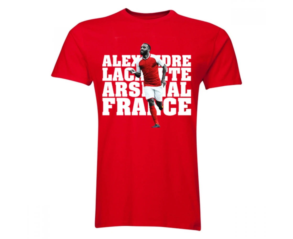 Alexandre Lacazette Arsenal Player T-Shirt (Red)