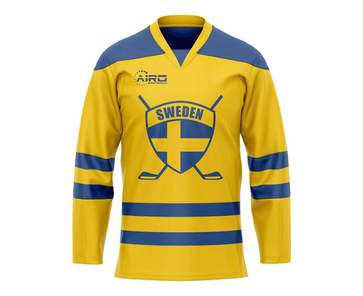 Sweden Home Ice Hockey Shirt