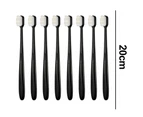 8 Pieces Soft Toothbrush Extra Soft Bristles Manual Soft Toothbrush(Black, White, Pink, Green) -style 1