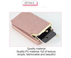 Cell Phone Wallet PU Leather Crossbody Small Shoulder Bag Handbag Clutch Bag Cell Phone Bag, Women's Wallet-black