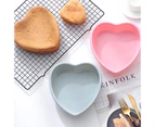 Cake Decorating Tools Cutter DIY Household Beautiful Heart Shape Pastry Gift - Blue - 9