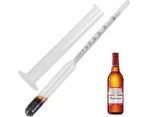 Alcohol Hydrometer Distilling 0-100% Meter With Measuring Cup 100Ml Au Stock