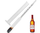 Alcohol Hydrometer Distilling 0-100% Meter With Measuring Cup 100Ml Au Stock