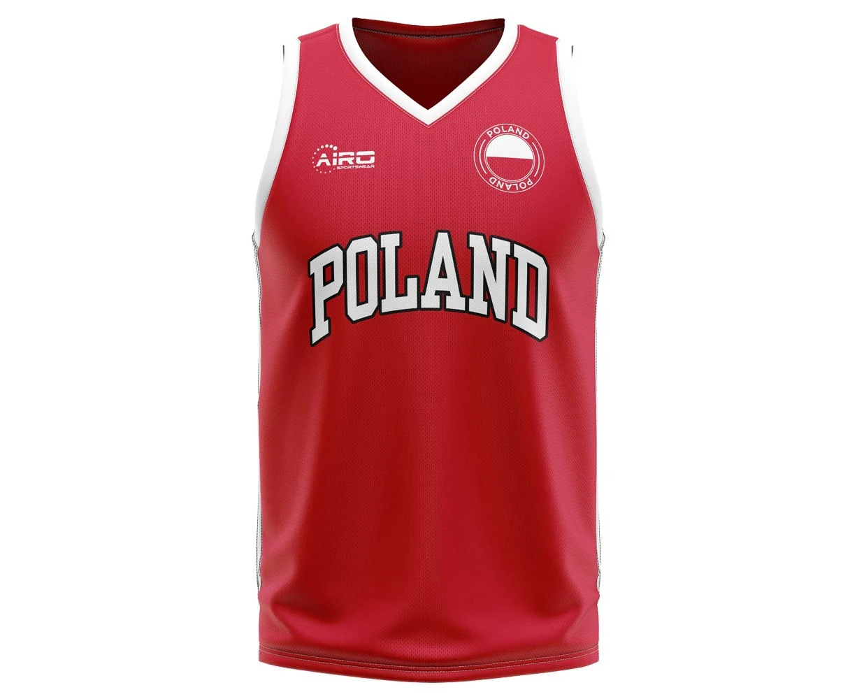 Poland Home Concept Basketball Shirt - Kids