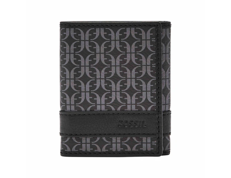 Fossil Lufkin Black Wallet SML1856063