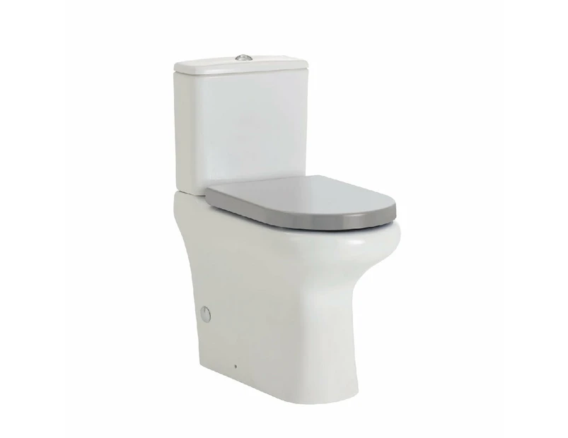 Fienza RAK Compact Toilet S-Trap 160-210mm Grey Seat 345122GB