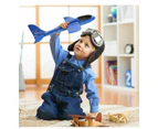 Kids Hand Throw Air Plane Glider Outdoor Toy - Large - Navy