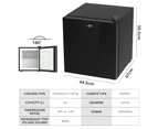 Advwin 32L Mini Upright Freezer Digital Display Freezer Compact Freezer Home Dorm Commercial Freezer Black