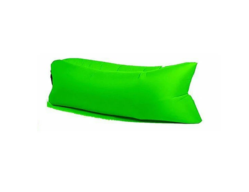 Inflatable Air Sofa Beach and Camping Bed - Green