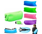 Inflatable Air Sofa Beach and Camping Bed - Green