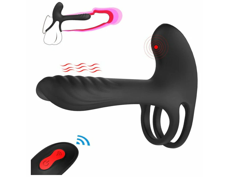 Frank Remote Control Vibrating Penis Shaft and Clit Stim Enhancer