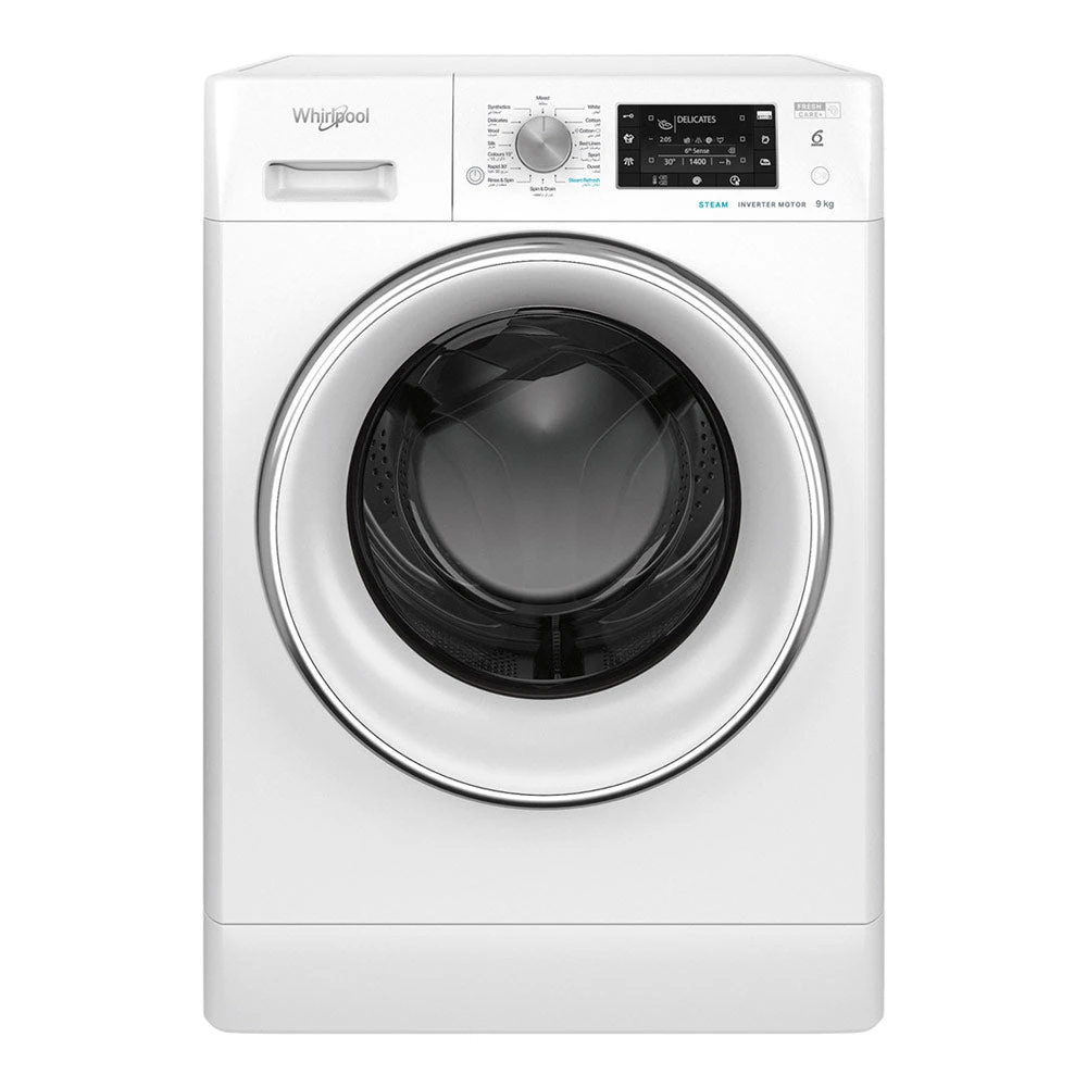 Whirlpool 9kg FreshCare+ Front Load Washer in White (FDLR90250)