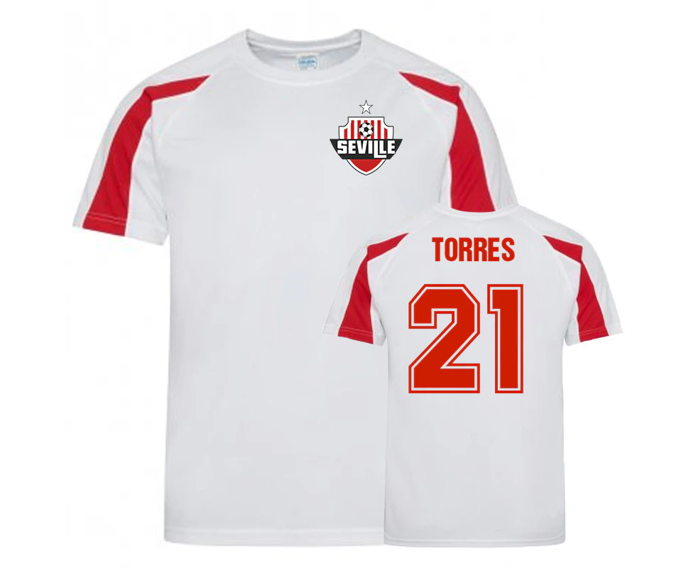 Oliver Torres Sevilla Sports Training Jersey (Red/White)