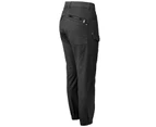 UTILITY Work Pants Mens Cargo Pants Ankle Cuff Stretch Cotton Belt Loop - Black