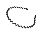 Fashion Men Women Girls Sports Metal Wave Hoop Headband Hair Band Unisex