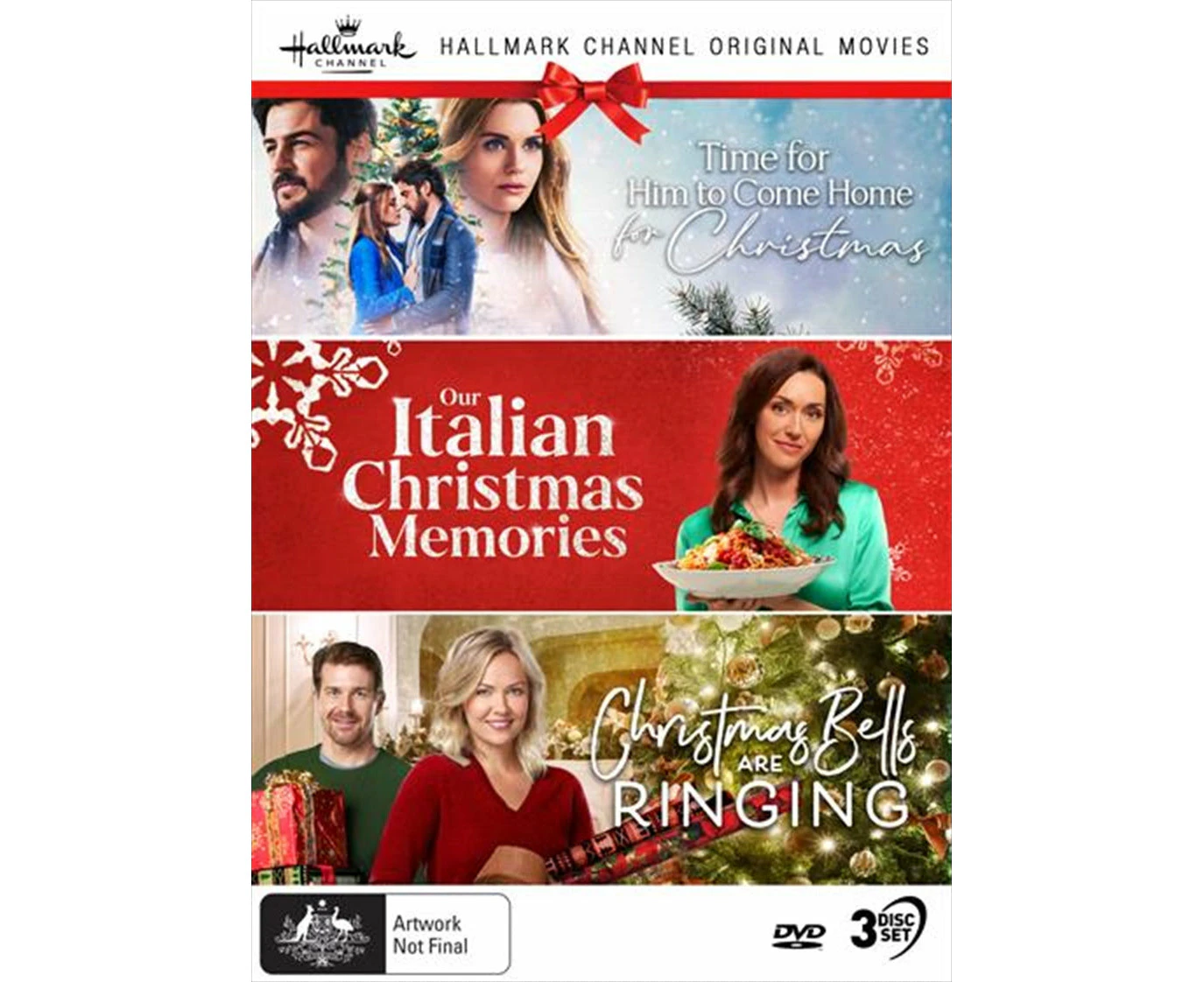 Hallmark Christmas Time For Him To Come Home For Christmas / Our Italian Christmas Memories / Chri Dvd