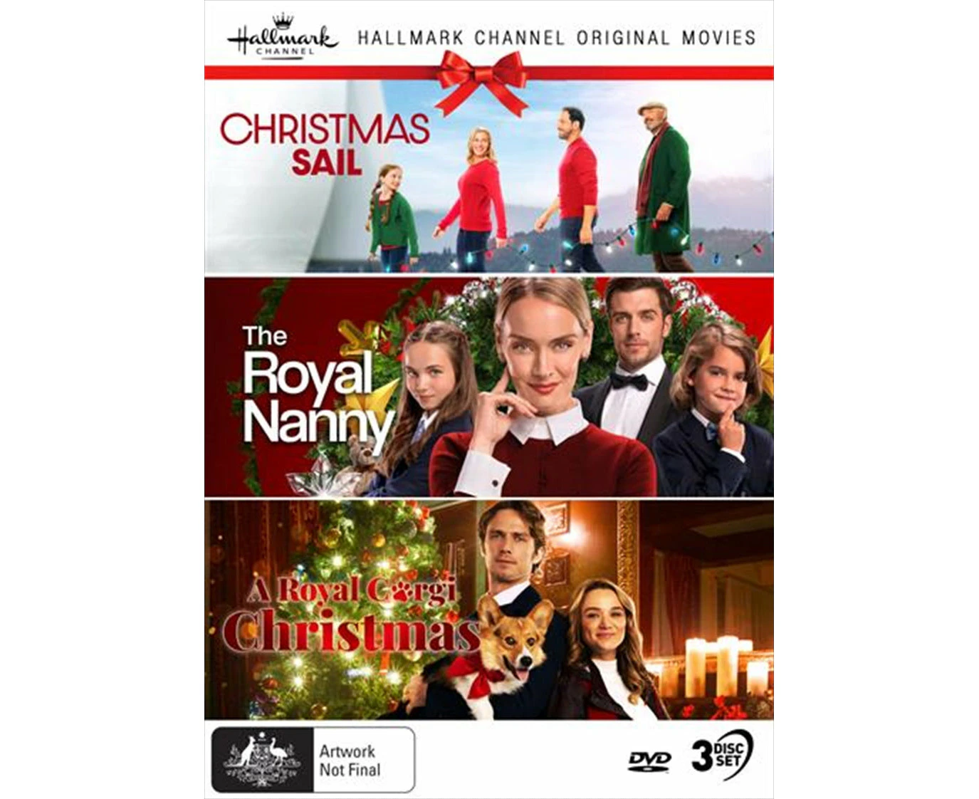 Hallmark Xmas Collection 29 (Christmas Sail / The Royal Nanny / A Royal Corgi Christmas) - NTSC/0  [DVD REGION:1 USA] USA import