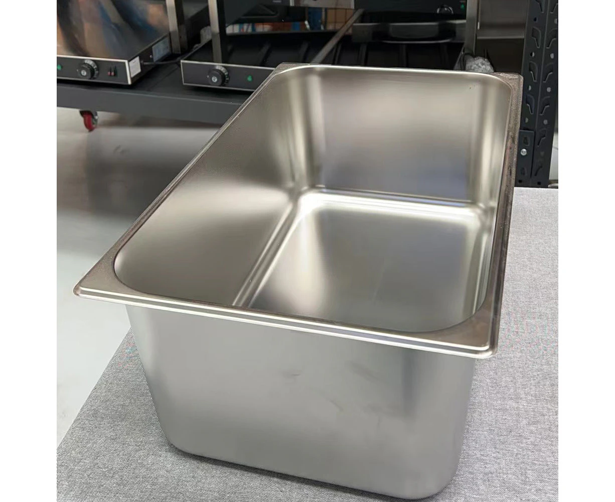 GASTRONORM PANS GN 1/1-10 CONTAINER   BAIN MARIE TRAY  STAINLESS STEEL SS305