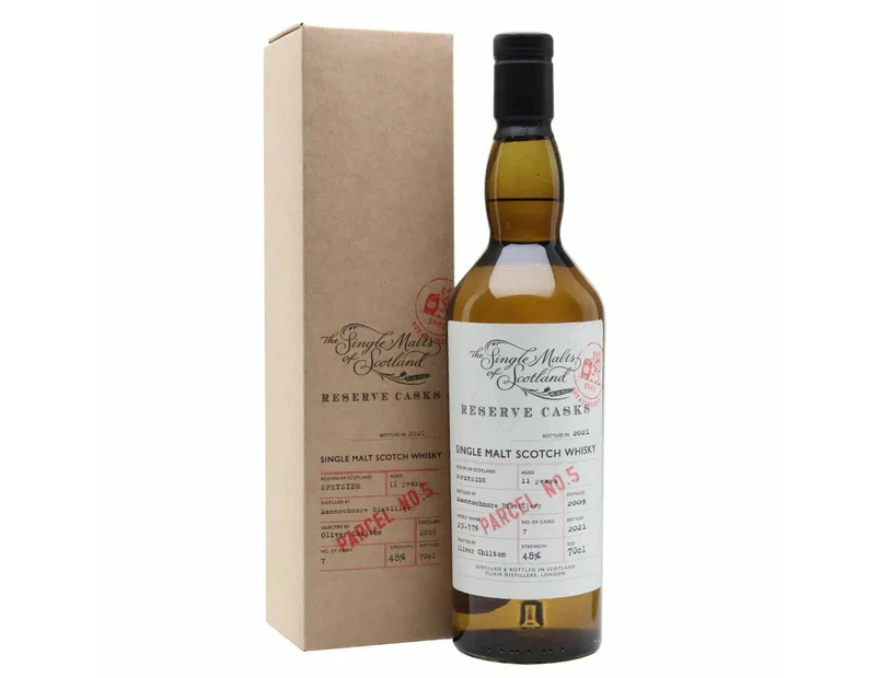 Single Malts Of Scotland Reserve Cask Mannochmore Whisky 11 Year Old Whisky 700ml