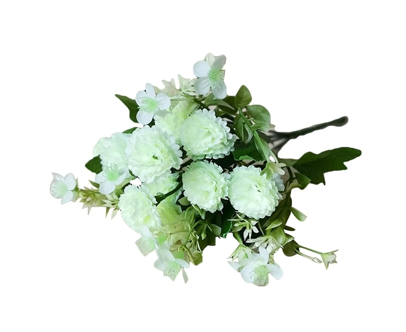 1Pc Artificial Flower Carnation Garden DIY Party Wedding Arch Festival Decor-White