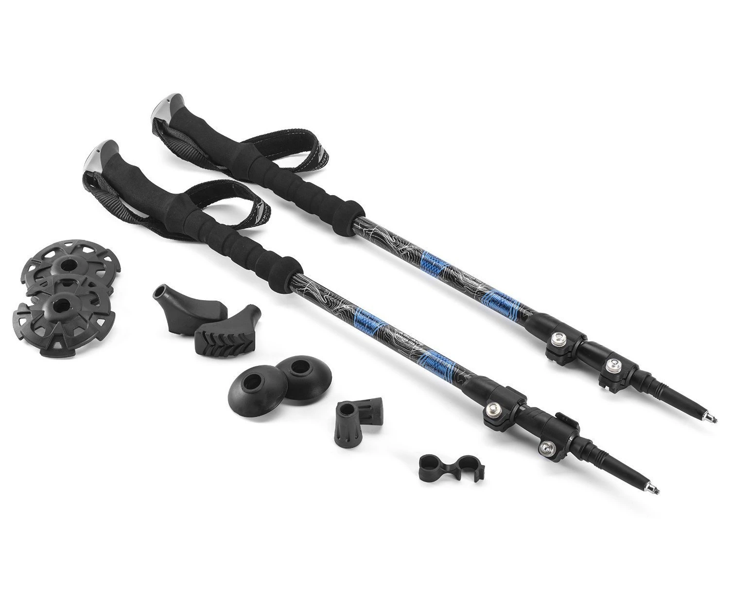 Cascade Mountain Tech Carbon Fibre Trekking Poles