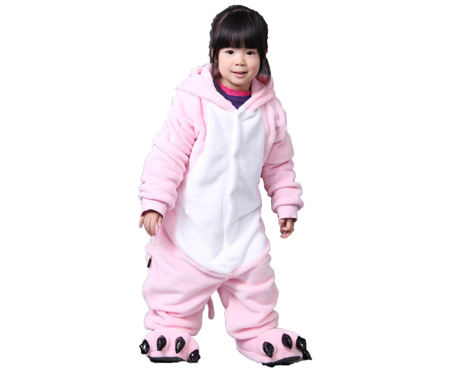 Costume Bay Kids Pink Pig Onesie Animal Kigurumi Costume Bodysuit Outfit