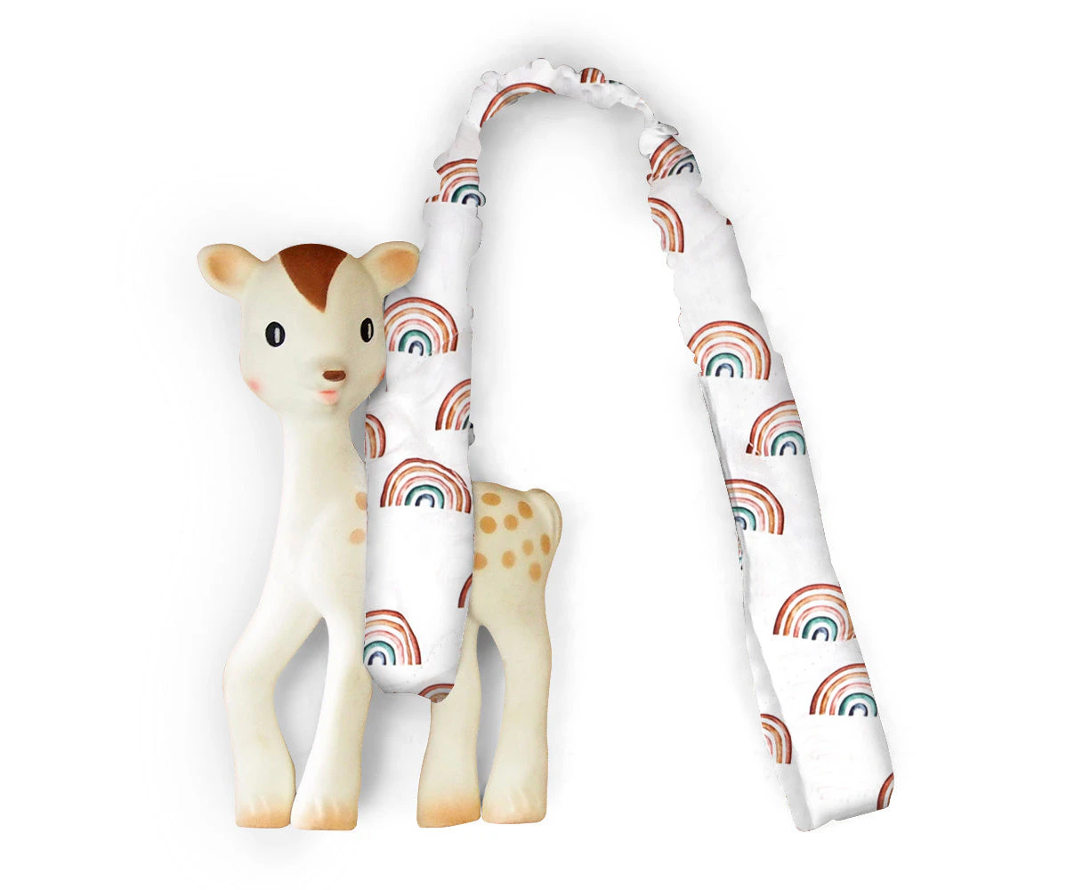 Outlook Baby Toy Strap - Rainbows