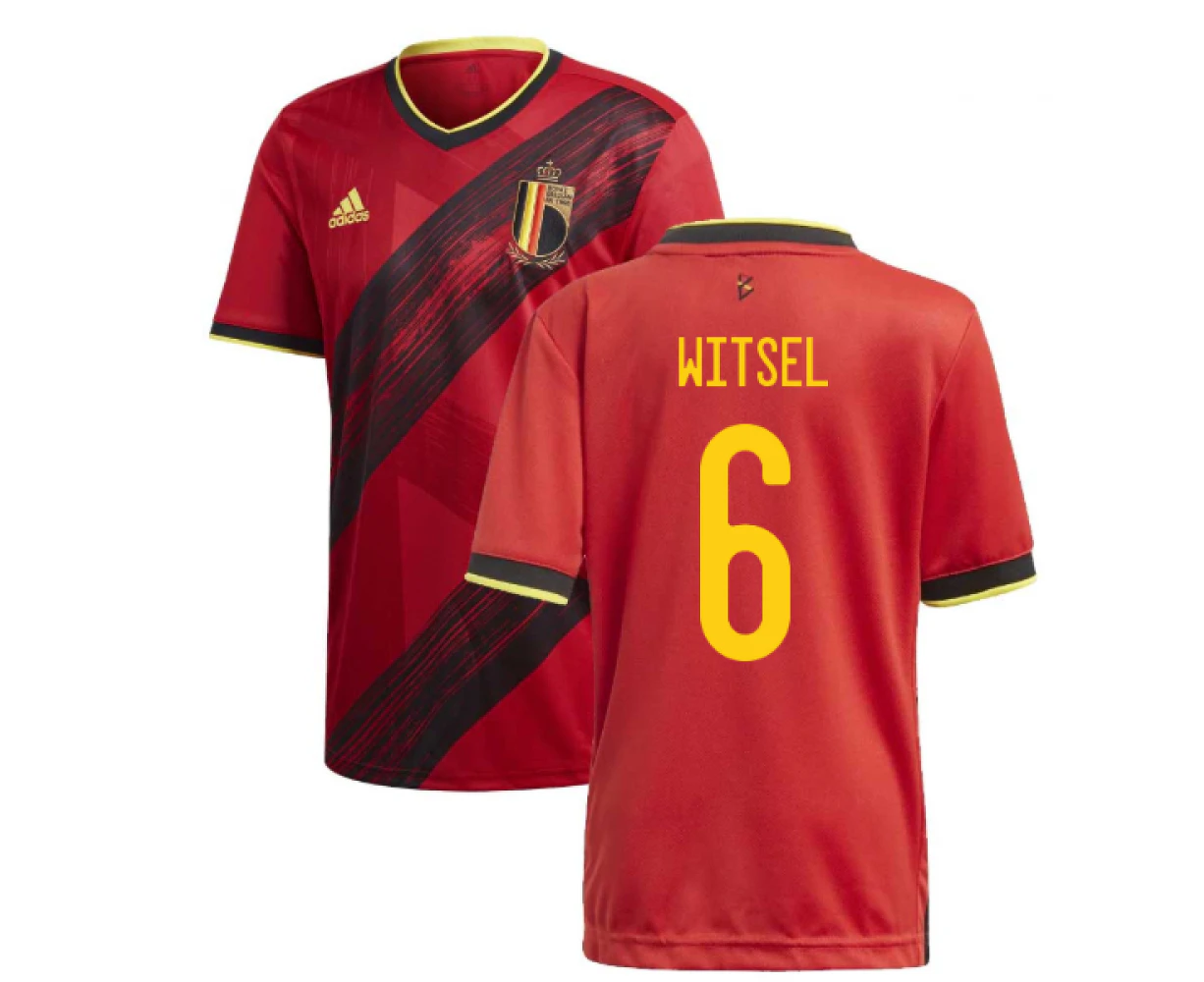 2020-2021 Belgium Home Adidas Football Shirt (WITSEL 6)