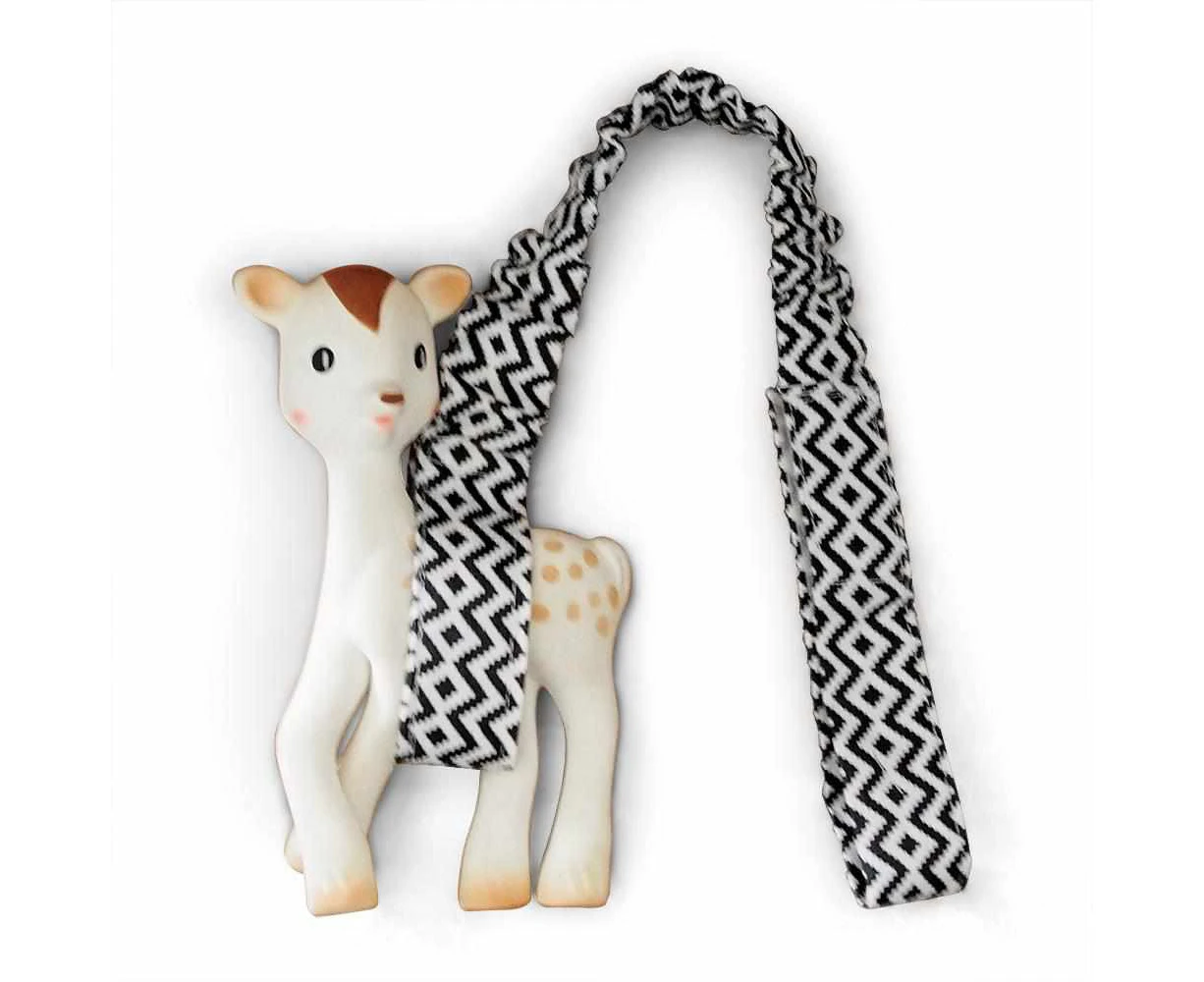 Get Foiled by Outlook Baby Toy Strap - Charcoal Aztec