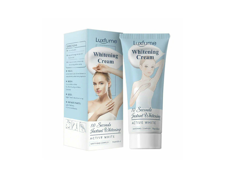 10 Second Instant Whitening Cream Underarm Armpit Legs Knees Dark Skin Bleaching