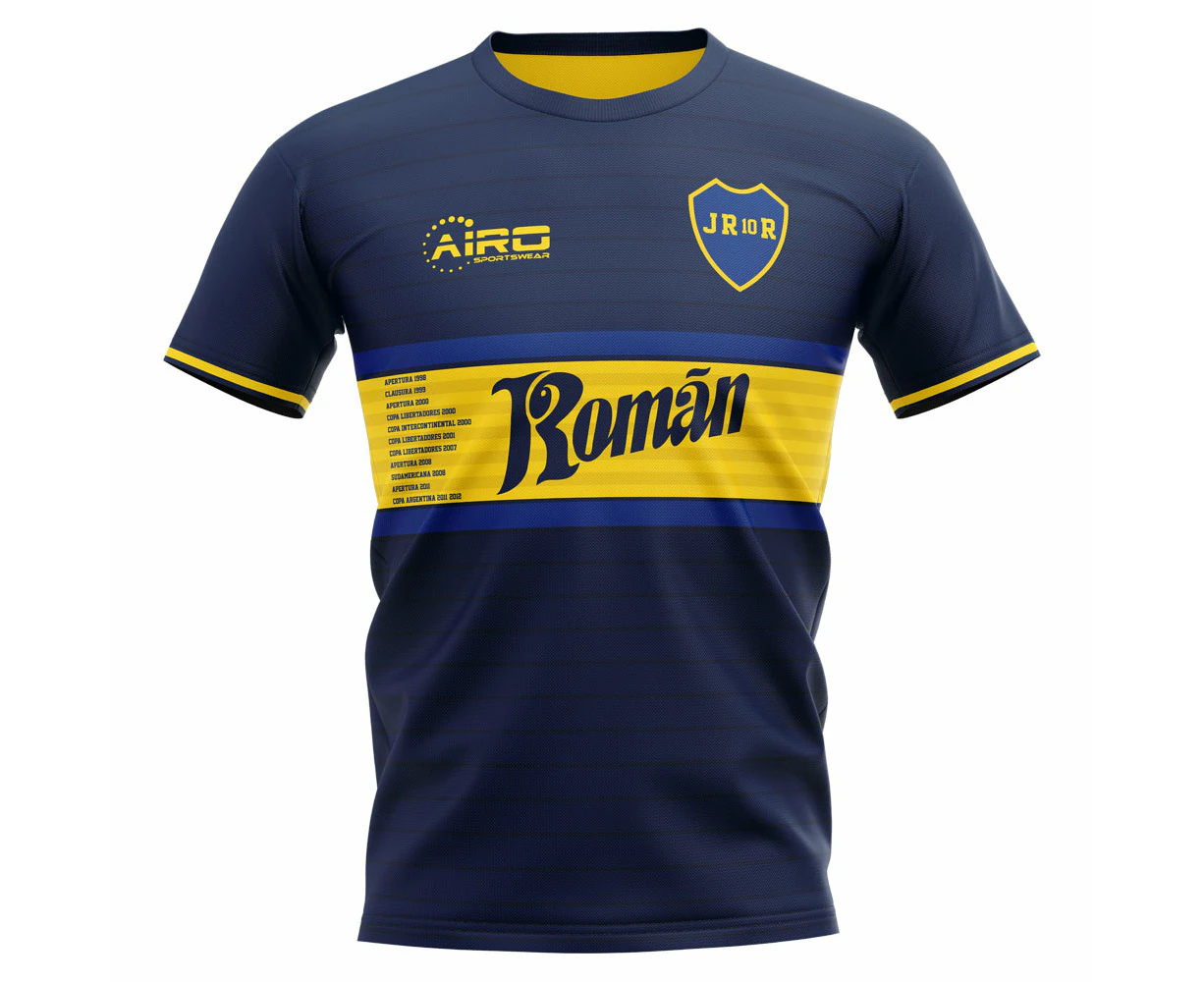 2023-2024 Boca Juniors Juan Roman Riquelme Concept Football Shirt - Little Boys